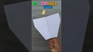 How to make a new paper airplane , flying far paper plane , make the Jet plane , #shorts #craft