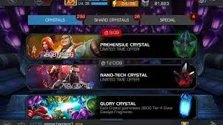 Marvel's Contest of Champions - Login crystal opening - September 2017