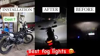 Installing best fog lights 😍 | HJG Cree led 60w 4x4