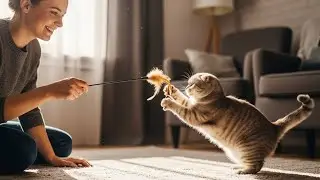  Owner vs Cat Toy Showdown &mdash; Cutest Fight Ever! 😻💥