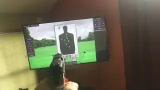 SIG 250 DAO Smokeless range demo on 50&rdquo; Samsung