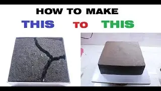 HOW TO FIX CRACKED CAKE