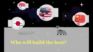 Who Will Build the Best Moon Base? | Countryballs Animation Competition