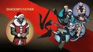 Shadow Fight 2 SHADOW'S FATHER Vs 4 incredible Winter Fighters