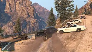 GTA 5 - Longest Police Chase # 8 - Grand Theft Auto V