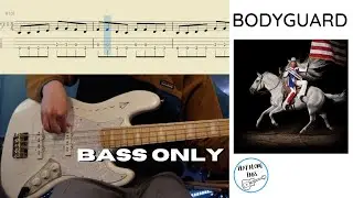 Beyonc&eacute;: BODYGUARD - Bass Cover with Bass Tabs (Bass Only)