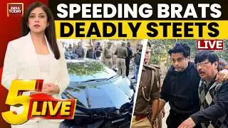 LIVE | Lucknow Lamborghini Crash: Tycoon's Son Used Dummy Driver Trick | 5 Live With Sneha Mordani
