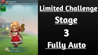 Lords mobile limited challenge dark disaster stage 3 fully auto|Astre stage 3