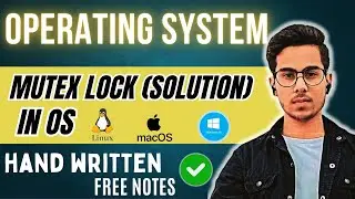 Mutex Lock in Operating System | Process Synchronization Explained with Real Life Example