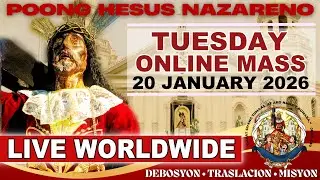 Quiapo Church Filipino Live Mass Today &bull; 20 January 2025 &bull; TUESDAY