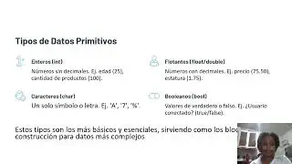 Tipos de Datos La Base de la Programacion mahirelin