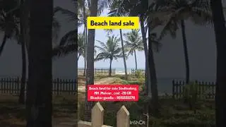 BEACHFRONT LAND FOR SALE ||  MALVAN CHIVLA BEACH