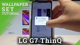 How to Change Wallpaper on LG G7 ThinQ - Set Up Wallpaper |HardReset.Info