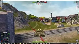 Wot Blitz СУ-122-44 прямолинейный обзор.