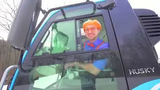 ❄️ Blippi Explores a Snow Groomer | Educational Videos About Seasons for Toddlers