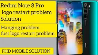 Redmi Note 8 Pro logo restart problem#hanging logo#fast logon registered problem solution#trending 