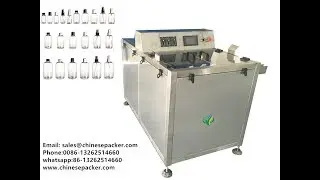 vial bottle unscrambler machine flat bottles sorting machinery manufacturer,botella posicionador