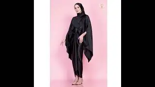 Kamelia Kaftan Sarong in Moonlight Black (2023)