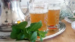 Il th&egrave; marocchino alla menta! Con procedimento facile e dettagliato! 🍵