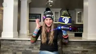 NFL LED Big Logo Beanie on QVC