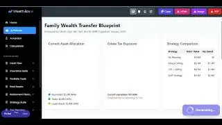AI  Generational Wealth & Legacy Blueprint Generator 💼 | Build Family Wealth Plans in Minutes