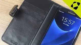 Olixar Genuine Leather Samsung Galaxy S7 Edge Wallet Case Review - Hands On