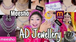 Meesho ad jewellery haul under budget ✨|| Meesho affordable jewellery ||@akshustyleandtips4 