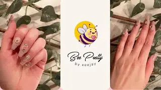 Elegant Nude Jelly Gel Extensions | Soft Glam Pearl Nail Art | Step-by-Step Tutorial ✨🌟 💎💅💕❤️🧡