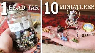 10 Miniatures Made From A Charity Shop Jar Of Beads Getting Our Mojo Back