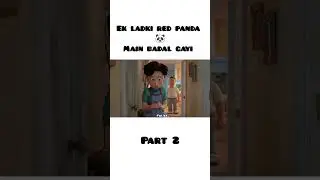 Ek ladki Red panda 🐼 main kaise badal gayi🐻🦥/#short video (Suraj Bhai 10k) please subscribe kardo