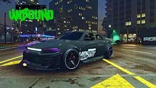 Dodge Charger SRT Hellcat (Custom Body Kit) - NFS Unbound Free Roam + Police Chase