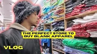 The BEST Place to buy Blank Shirts NYC | Polymaf Vlog