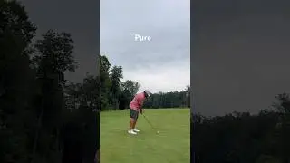 Somehow still flushing the ball using a Wilson Staff Utility Iron with a sprained wrist last summer