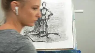 Charcoal Drawing #1 Sped Up - Stern