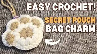 How To Crochet Paw Print Bag Charm in Under 2 Hours 🐾 (Free Pattern)