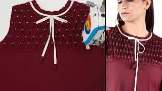 Smocking Neck Design Sewing Ideas: Transform Your Clothes with Nour Tailor