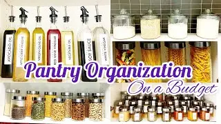 PANTRY ORGANIZATION ON BUDGET/ EXTREME ORGANIZATION / DOLLAR STORE ORGANIZATION/ PANTRY MAKEOVER/