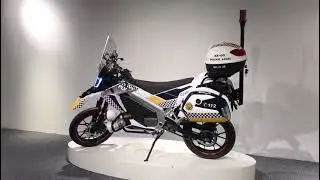 Electric Police Motorcycle Showcase: Eco-Friendly Enforcement!