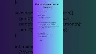 struct example in c #programming #programmers #code #cprogramming #coding