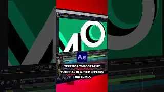 Watch Full Tutorial Here 👉 @MotionNations #aftereffects #motiongraphics Text Pop Typography