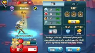 Ahran (1-130) x3 in combat - Monster legends