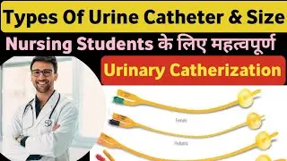 Types Of Urine Catheter & Size | Urinary Catherization | Types of Catheter | Catherization 