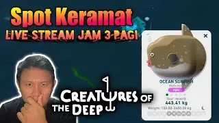 Live Stream Jam 3 Pagi Mencari Ocean Sunfish di Alaska🍀 Creatures of the Deep Fishing❗#sunfish
