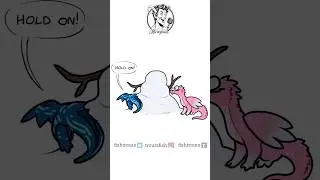 Do dragons make SNOWMEN?? #cute #dragon #comic #dub #funny