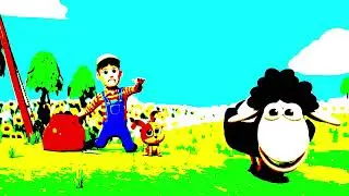 Sheep on the run… with a cheeky smile! 😏🐑| Baa Baa Black Sheep | Gamavision Csupo Effects Remix!