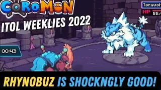 RHYNOBUZ THE ELECTRIC PIVOT! | COROMON PVP (6V6) ITOL WEEKLIES | NO COMMENTARY