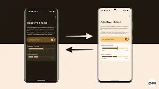 Automatically Change Your Device's Theme Based on the Surrounding's Light Level!