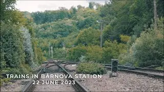 Trains in B&acirc;rnova Station - 22 June 2023
