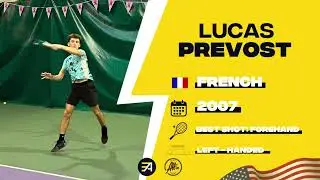 Lucas Prevost ‐ College Tennis Recruiting video - Fall 2026
