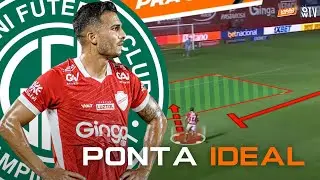 COMO JOGA GUILHERME PAREDE: &Eacute; O PONTA QUE O GUARANI PRECISA?